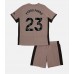 Maillot de foot Tottenham Hotspur Pedro Porro #23 Troisième vêtements enfant 2023-24 Manches Courtes (+ pantalon court)